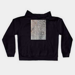 Rough wood texture Kids Hoodie